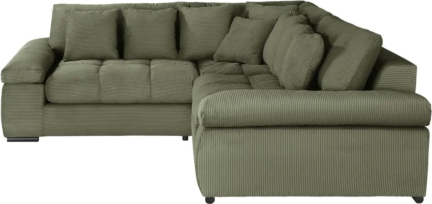 bobb Ecksofa  Hella ¦ grün ¦ Maße (cm): B: 284 H: 96 T: 284.0 Polstermöbel > Sofas > 3-Sitzer - Höffner