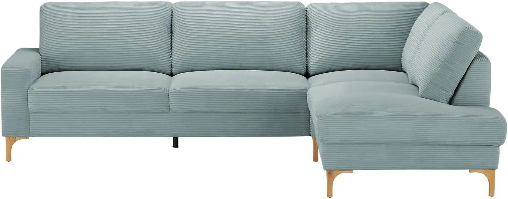 Gray & Jones Cord-Sofa Capa ¦ blau ¦ Maße (cm): B: 276 H: 86 T: 200.0 Polstermöbel > Sofas > Ecksofas - Höffner