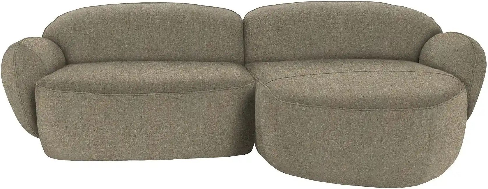 SOHO Ecksofa Bubble ¦ beige ¦ Maße (cm): B: 236 H: 80 T: 164.0 Polstermöbel > Sofas > Ecksofas - Höffner