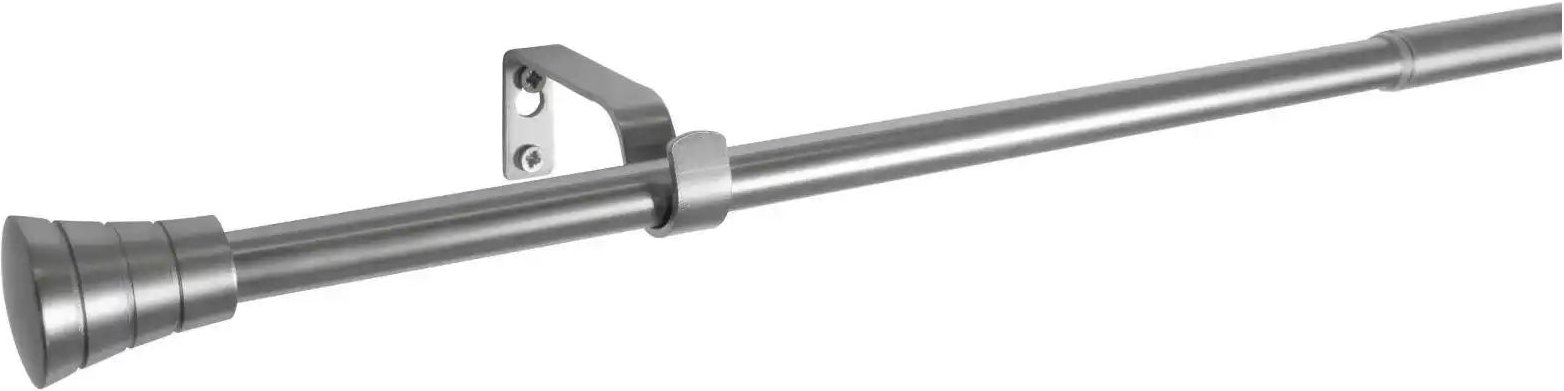 Mydeco Teleskopgarnitur rillmino ¦ silber ¦ Stahl ¦ Maße (cm): B: 9,7 H: 3,5 Gardinen & Rollos > Gardinenstangen & Zub...