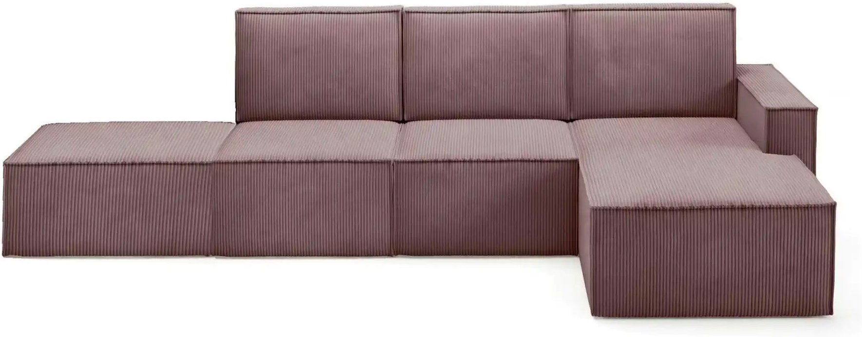 Thumbnail - Ecksofa mit Pouf Orto ¦ rosa/pink ¦ Maße (cm): B: 329 H: 93 Polstermöbel > Sofas > Ecksofas - Höffner