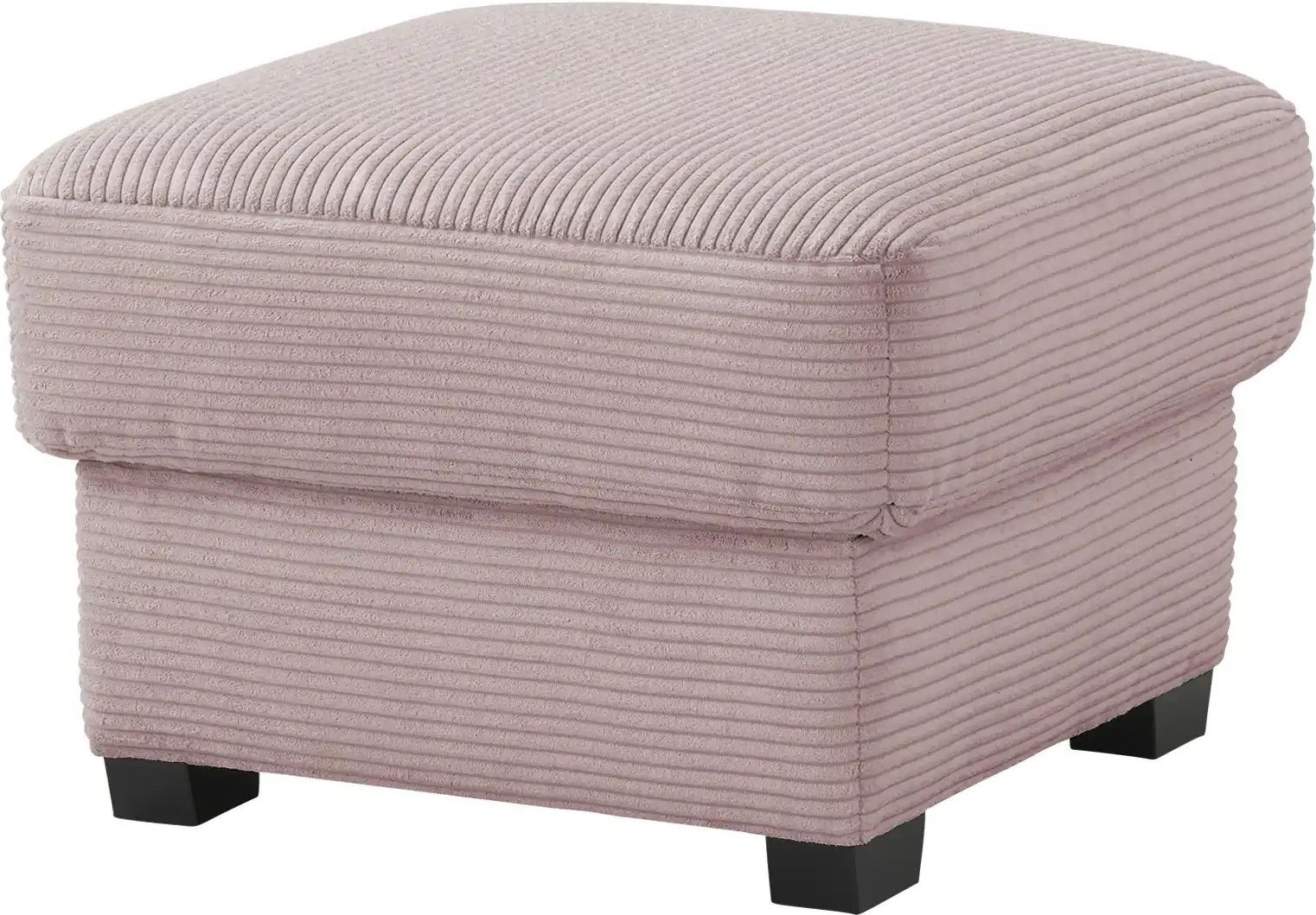 bobb Hocker mit Boxspringpolsterung Lisa de Luxe ¦ rosa/pink ¦ Maße (cm): B: 61 H: 47 T: 61.0 Polstermöbel > Hocker - H...