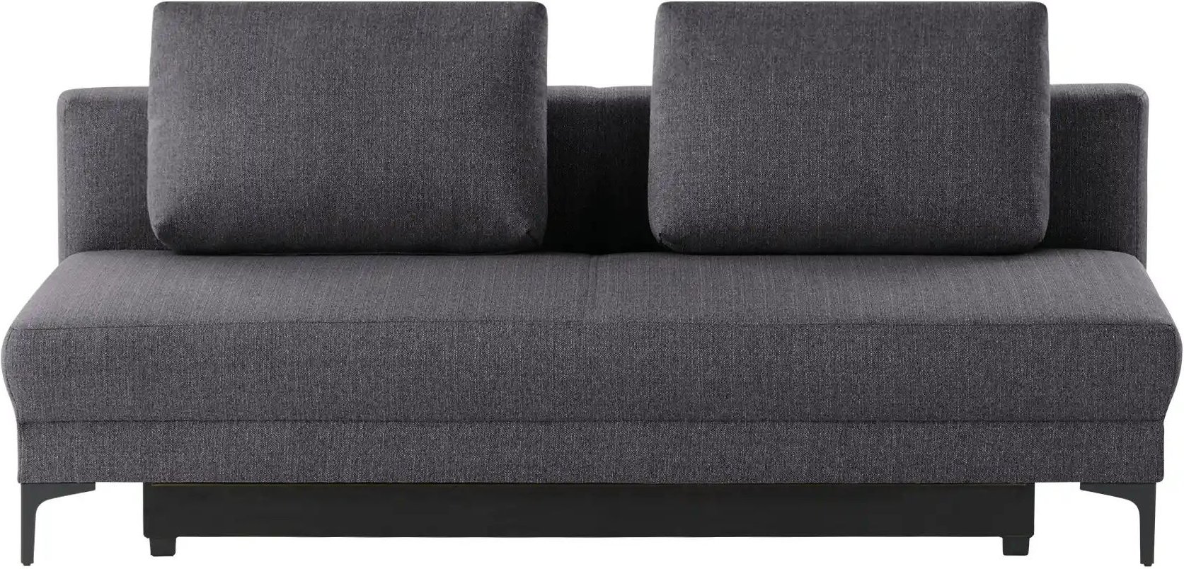 Schlafsofa mit Schlaffunktion Genua ¦ grau ¦ Maße (cm): B: 205 H: 89 T: 104.0 Polstermöbel > Sofas > Einzelsofas - Höffn...