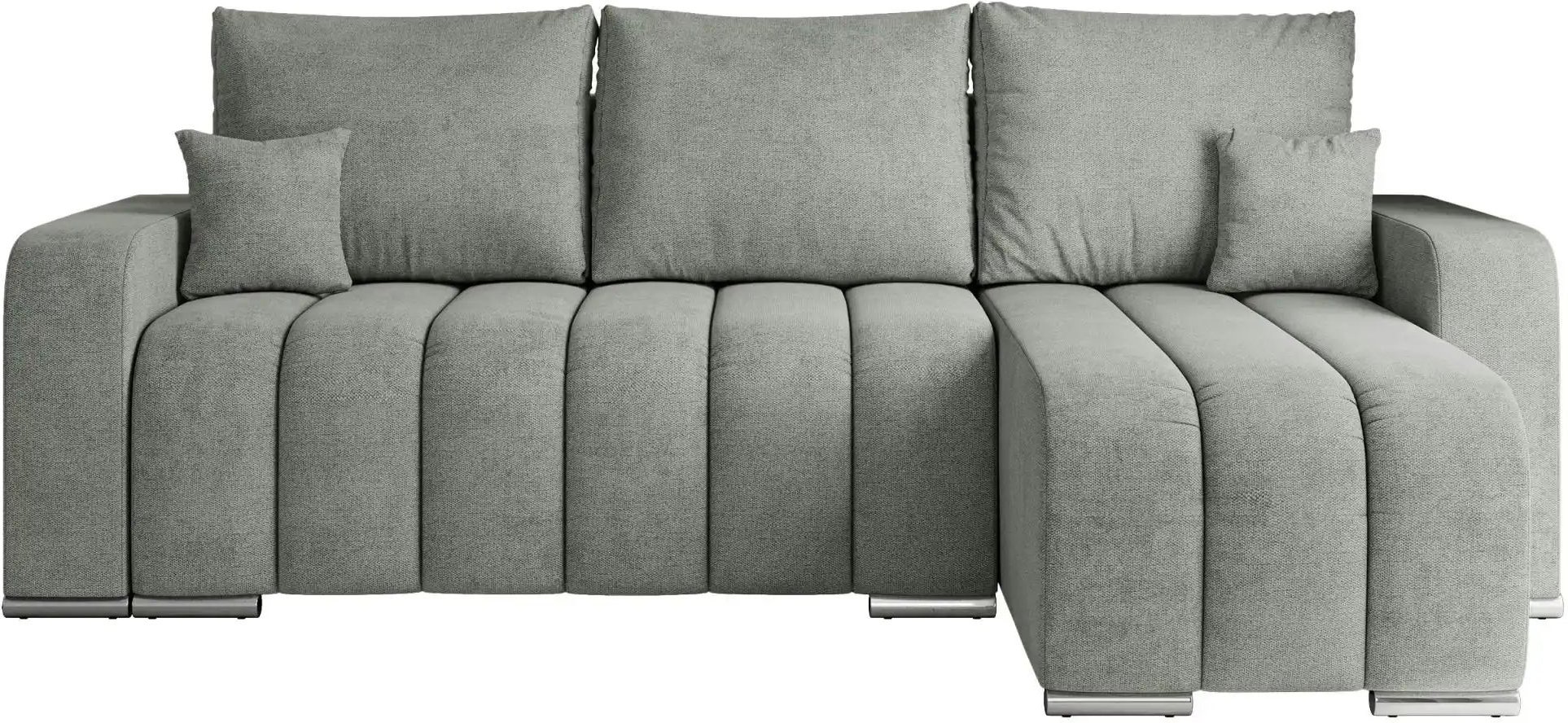 Ecksofa mit Schlaffunktion Kirasso ¦ grau ¦ Maße (cm): B: 245 H: 86 Polstermöbel > Sofas > Ecksofas - Höffner