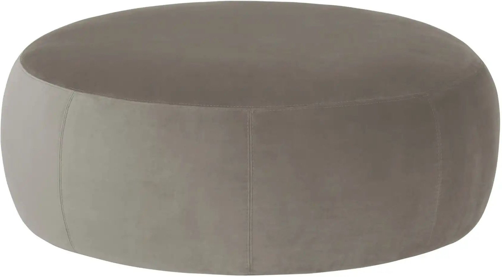 Samt Hocker Amadi ¦ grau ¦ Maße (cm): B: 105 H: 40 Polstermöbel > Hocker - Höffner