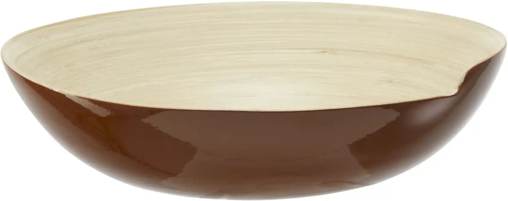 HOME STORY Deko Schale   ¦ braun ¦ Bambus,Kunststoff ¦ Maße (cm): B: 26 H: 7 Accessoires > Deko-Schalen - Höffner