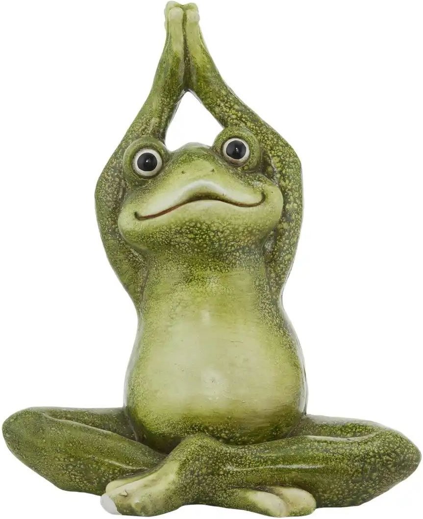 HOME STORY Deko Figur Frosch ¦ Magnesia ¦ Maße (cm): B: 35,5 H: 42,5 T: 22.0 Accessoires > Dekoartikel - Höffner