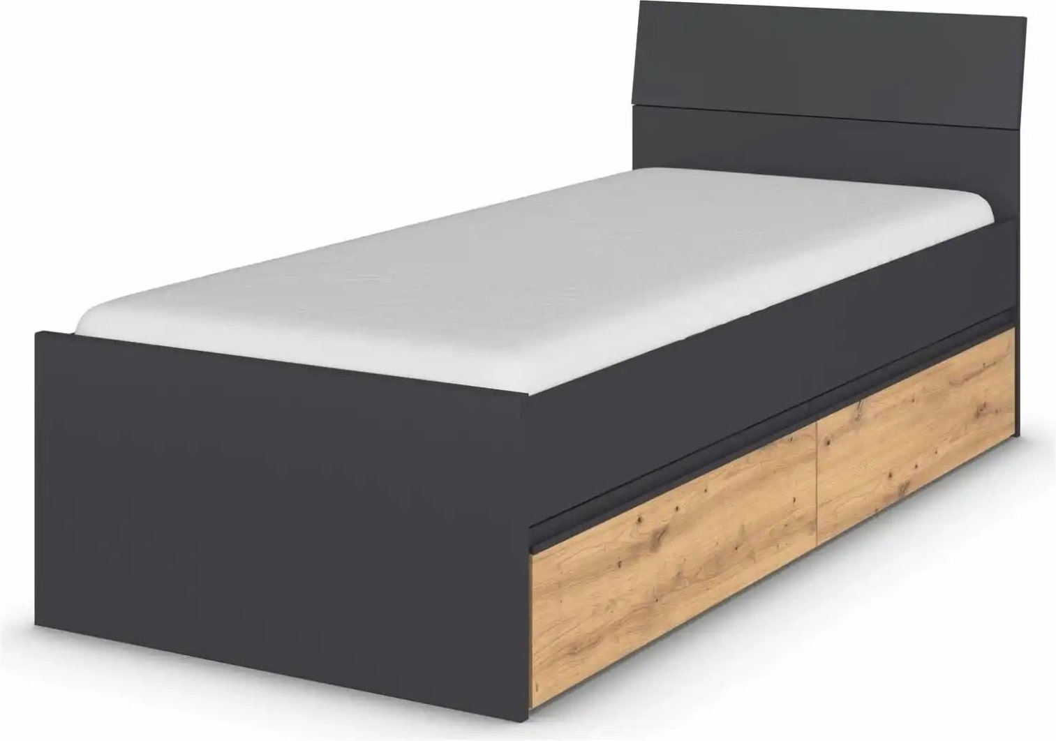 Thumbnail - Bettgestell Jamila ¦ grau ¦ Maße (cm): B: 95 H: 90 Betten > Bettgestelle - Höffner