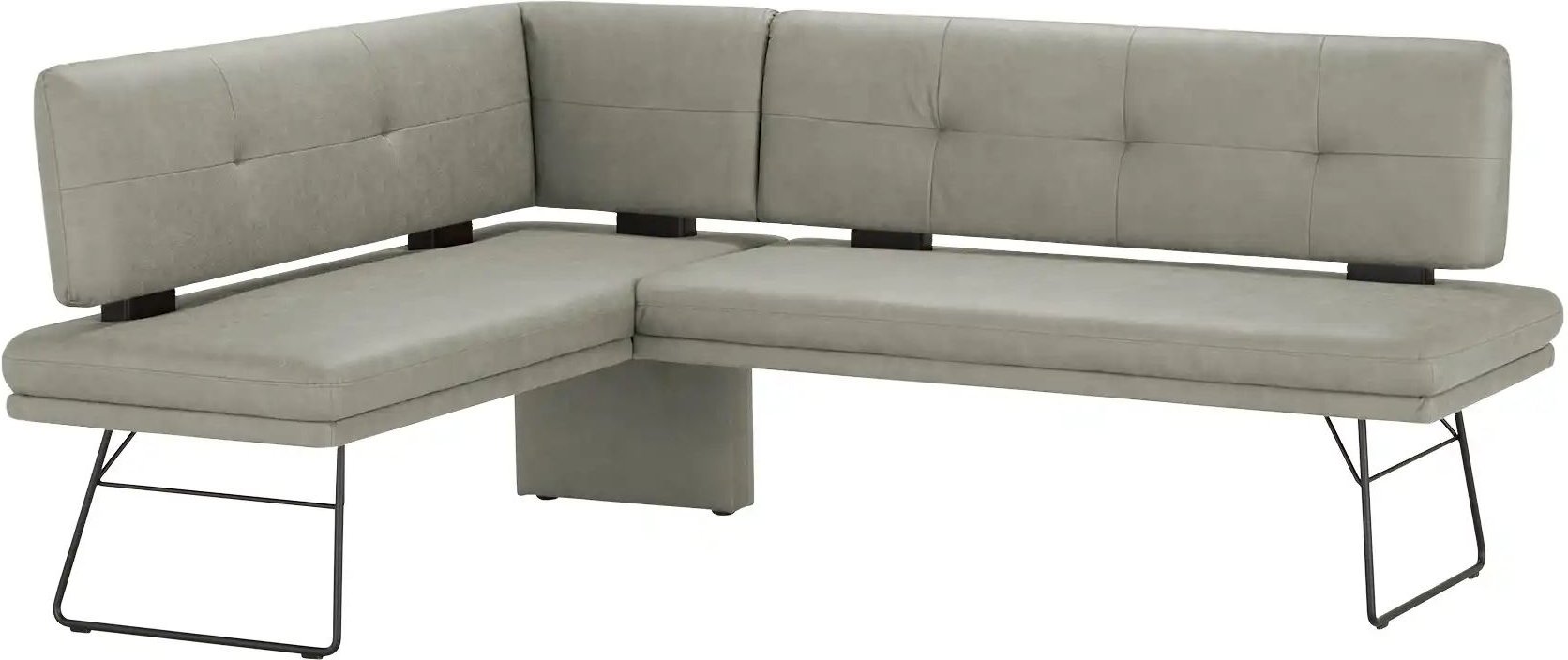 Eckbank Step Two ¦ grau ¦ Maße (cm): B: 207 H: 91 T: 157.0 Bänke > Eckbänke - Höffner