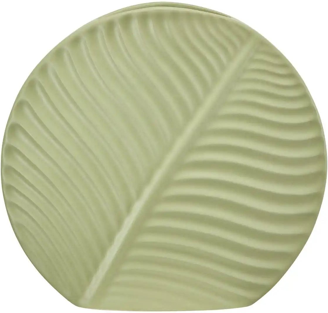 HOME STORY Vase ¦ grün ¦ Porzellan ¦ Maße (cm): B: 25,5 H: 23,5 T: 7.0 Accessoires > Vasen - Höffner