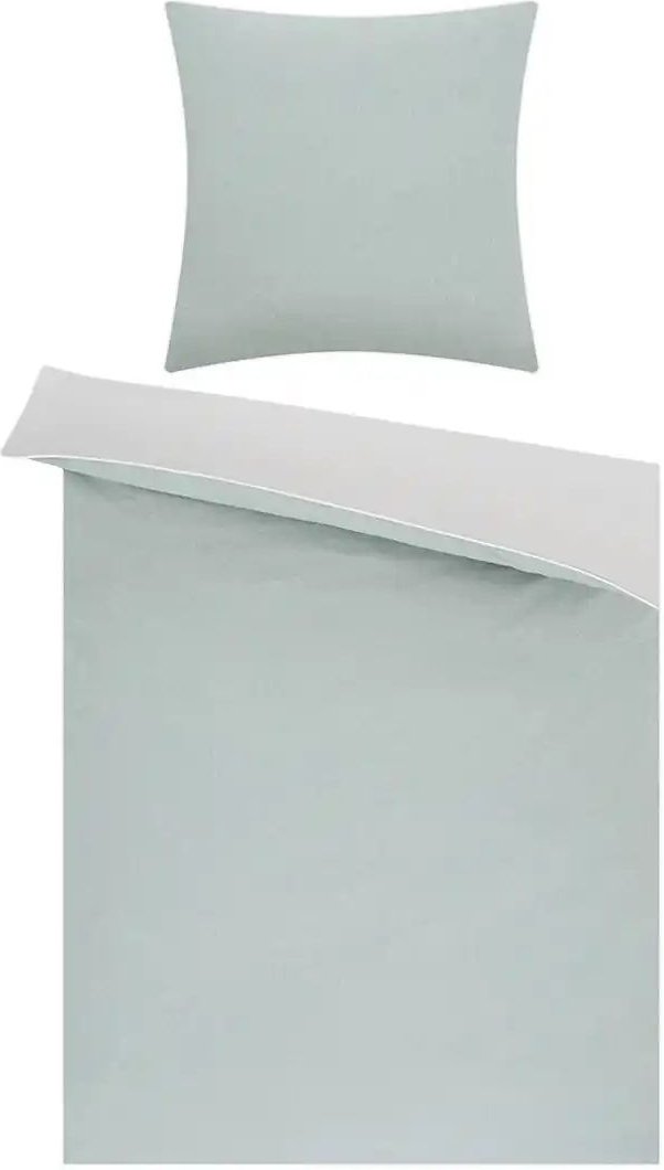 como Renforcé Wende-Bettwäsche Chambray Piping ¦ grün ¦ Maße (cm): B: 135 Bettwaren > Bettwäsche > Bettwäsche ganzjähri...
