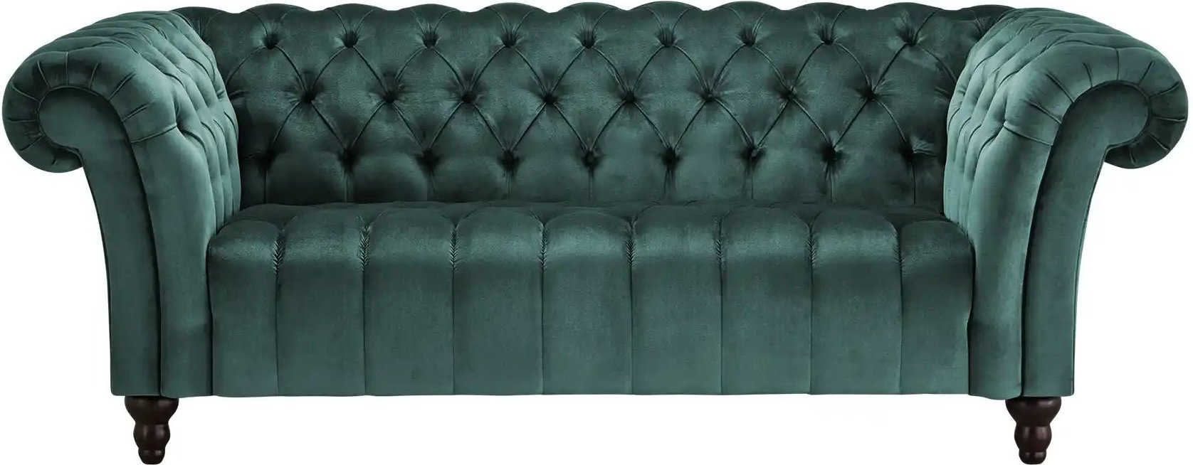 Sofa 2-sitzig Canyon ¦ grün ¦ Maße (cm): B: 205 H: 74 T: 101.0 Polstermöbel > Sofas > 2-Sitzer - Höffner