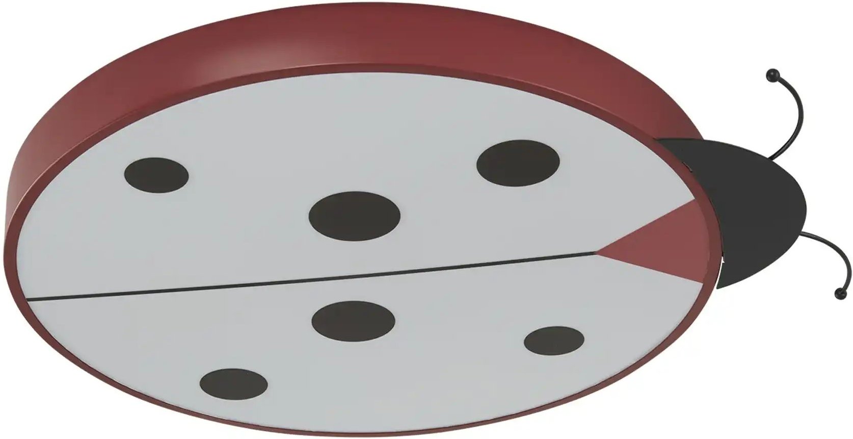 KHG Deckenleuchte ¦ rot ¦ Maße (cm): H: 6 Ø: 50 Lampen & Leuchten > Deckenleuchten - Höffner