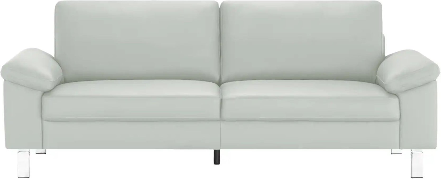 Thumbnail - Einzelsofa aus Echtleder Bena ¦ grau ¦ Maße (cm): B: 228 H: 86 T: 97.0 Polstermöbel > Sofas > 3-Sitzer - Höffner
