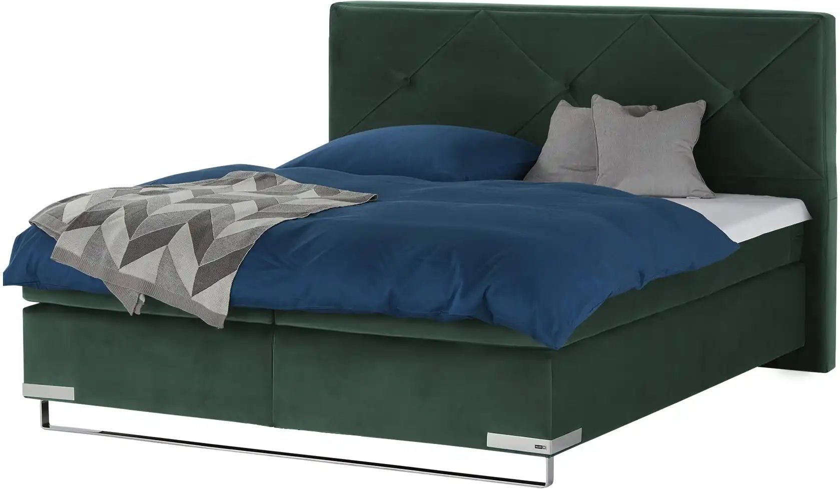 Musterring Boxspringbett Standardversion Dubai ¦ grün ¦ Maße (cm): B: 197 H: 124 Betten > Boxspringbetten - Höffner