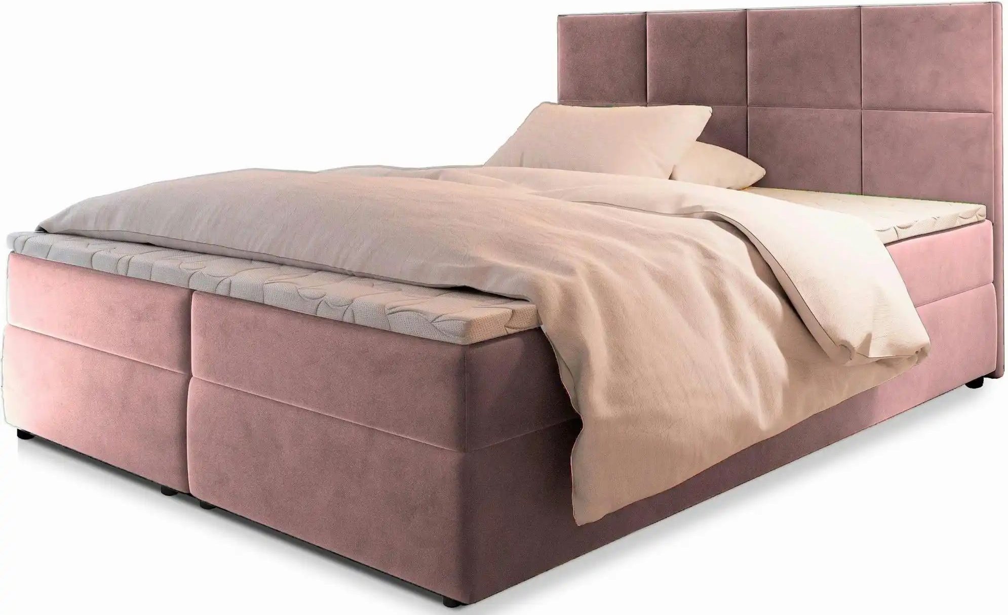 MASSENO Boxbett  Lena ¦ rosa/pink ¦ Maße (cm): B: 160 H: 98 Betten > Polsterbetten - Höffner