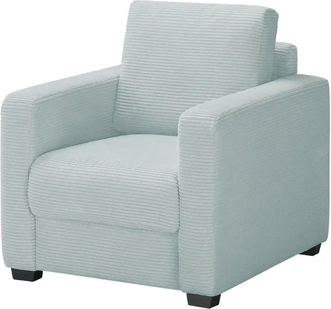 bobb Sessel mit Boxspringpolsterung Lisa de Luxe ¦ blau ¦ Maße (cm): B: 85 H: 90 T: 93.0 Polstermöbel > Sessel > Relaxs...