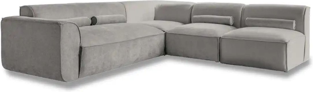 Miuform Wohnlandschaft modular Flex Felix ¦ grau ¦ Maße (cm): B: 265 H: 70 Polstermöbel > Sofas > Ecksofas - Höffner