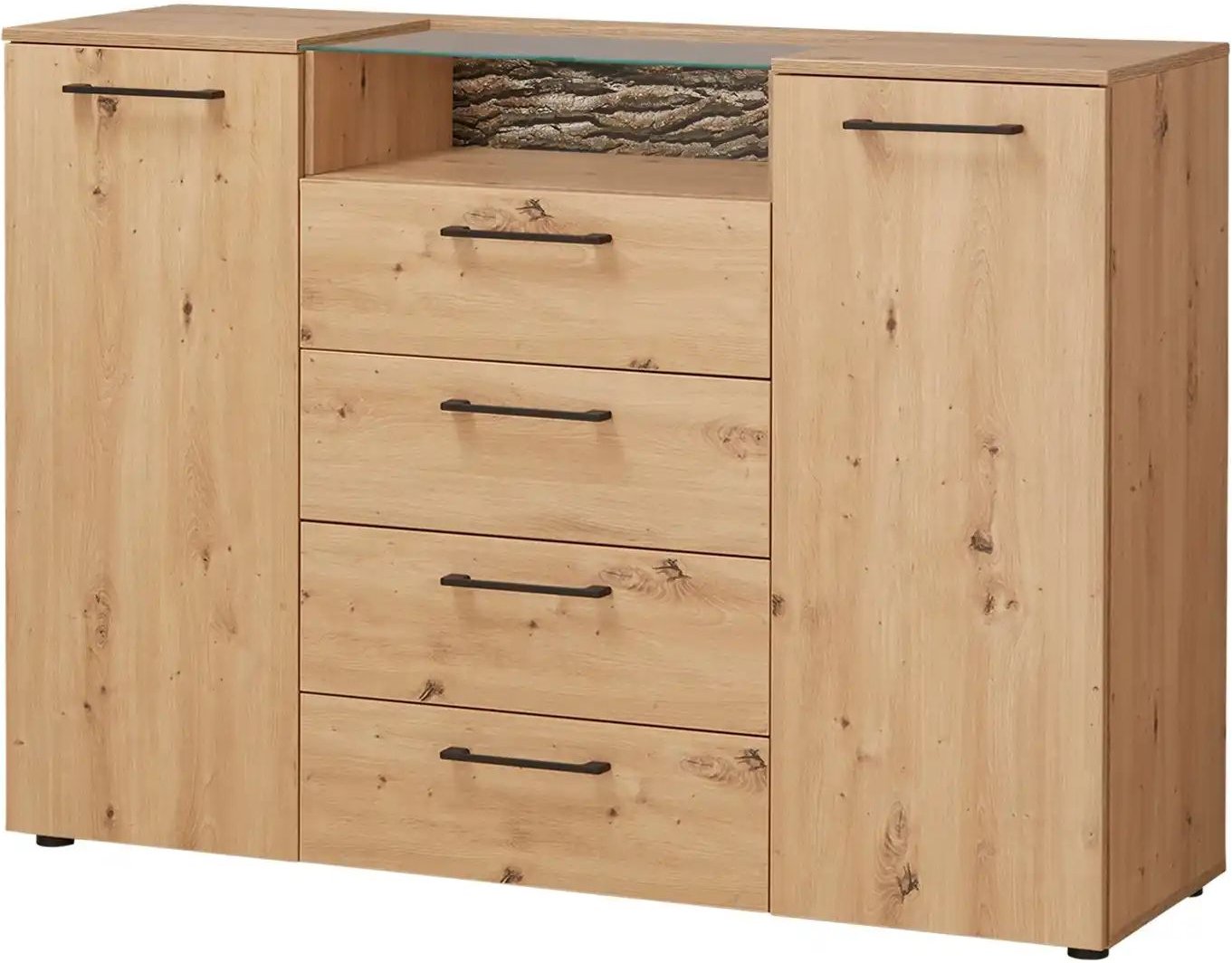 Kommode Birmingham ¦ holzfarben ¦ Maße (cm): B: 140 H: 99 T: 43.0 Kommoden & Sideboards > Kommoden - Höffner