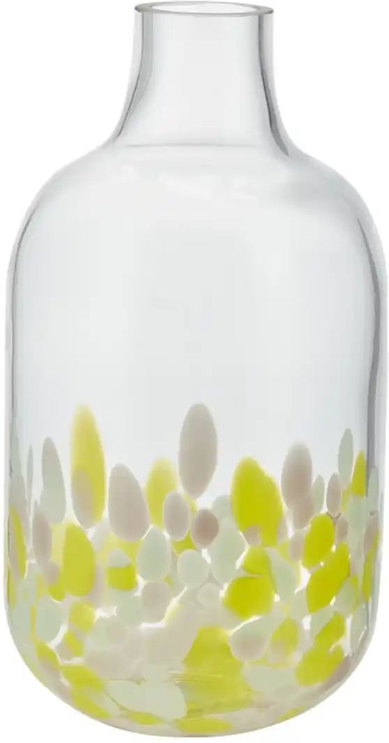 HOME STORY Vase ¦ gelb ¦ Glas ¦ Maße (cm): H: 29,5 Ø: 16 Accessoires > Vasen - Höffner