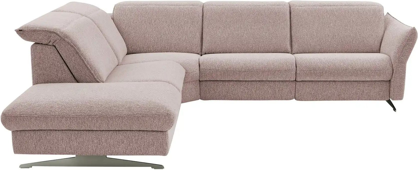 Hukla Ecksofa Mikrofaser Michelle ¦ rosa/pink ¦ Maße (cm): B: 292 H: 99 T: 258.0 Polstermöbel > Sofas > Ecksofas - Höffn...