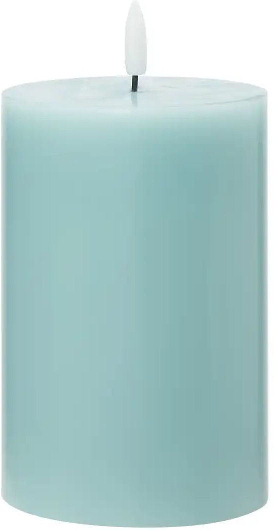 HOME STORY LED Kerze   ¦ blau ¦ Wachs,Kunststoff ¦ Maße (cm): H: 18  Ø: 10 Accessoires > Kerzen & Kerzenständer - Höffne...