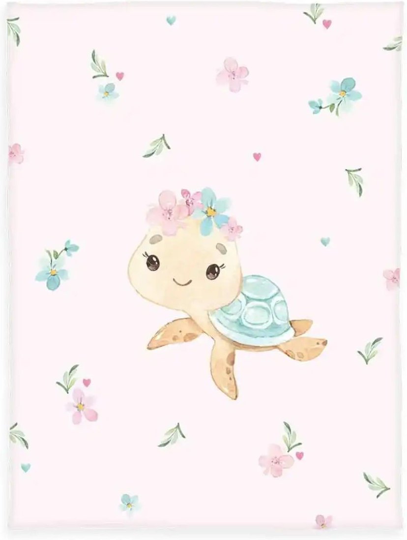 Herding Kuscheldecke Little turtle ¦ mehrfarbig ¦ Synthetik ¦ Maße (cm): B: 75 H: 1 Baby > Baby Textilien > Babydecken ...