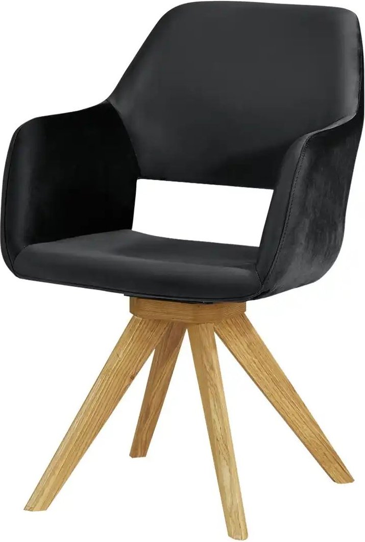 Thumbnail - Woodford Armlehnstuhl Berlin ¦ schwarz ¦ Maße (cm): B: 57 H: 85 T: 67.0 Stühle > Esszimmerstühle > Esszimmerstühle mit ...