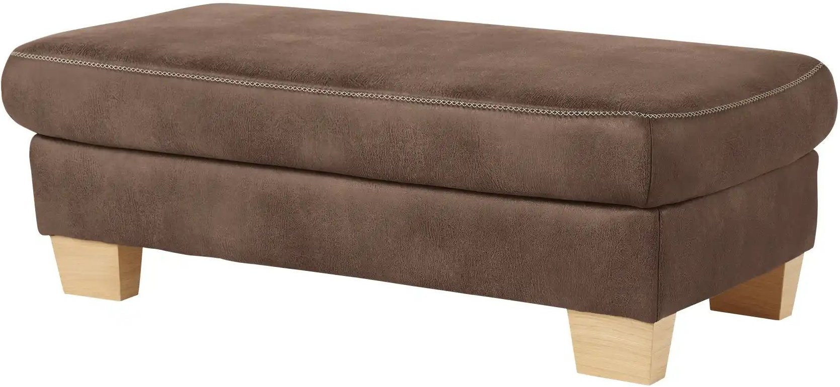 meinSofa XXL - Hocker Beata ¦ braun ¦ Maße (cm): B: 130 H: 45 T: 65.0 Polstermöbel > Hocker - Höffner