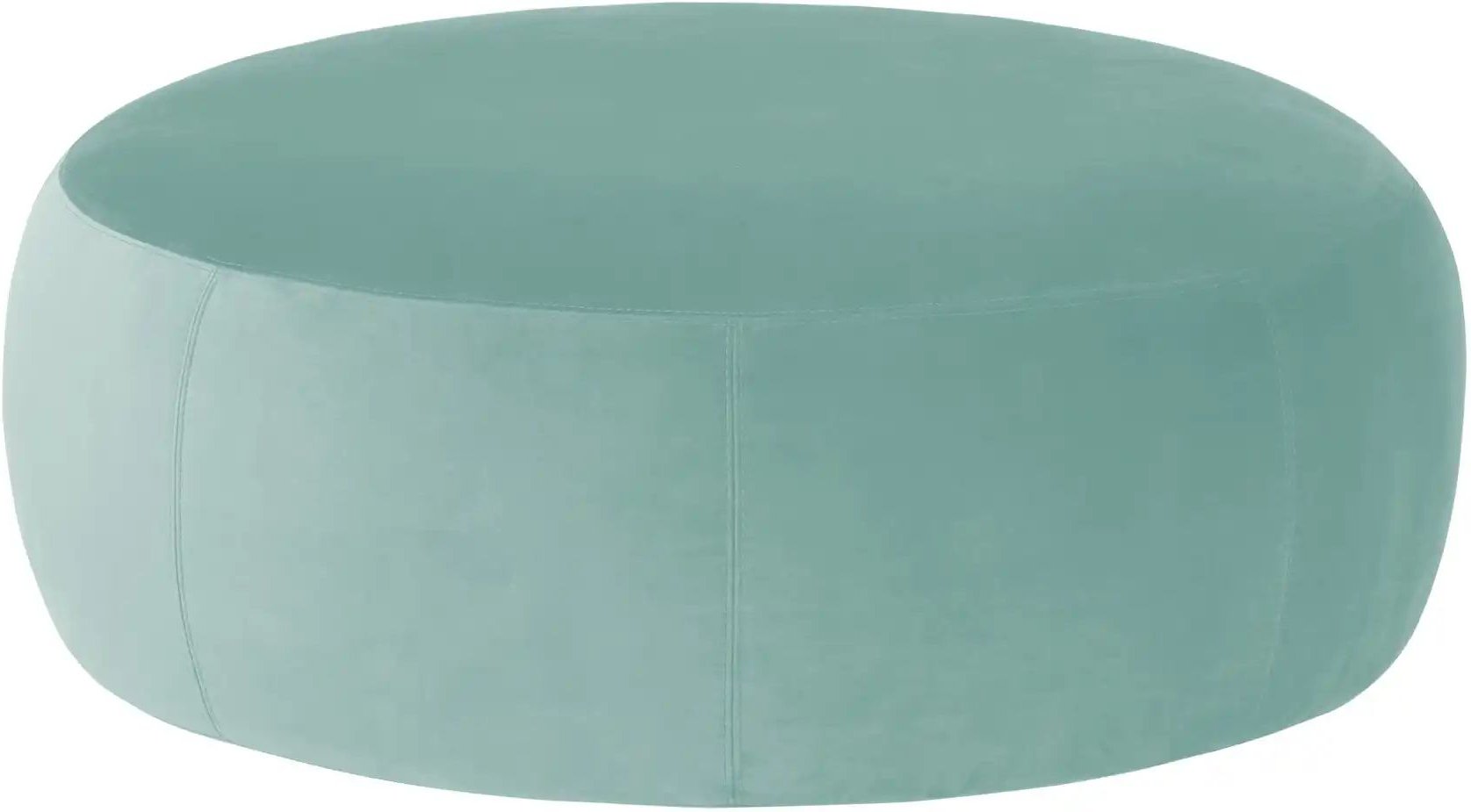 Samt Hocker Amadi ¦ türkis/petrol ¦ Maße (cm): B: 105 H: 40 Polstermöbel > Hocker - Höffner