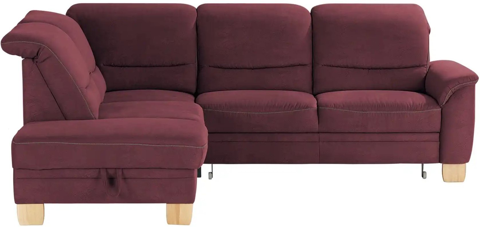 Thumbnail - meinSofa Ecksofa Liva ¦ rot ¦ Maße (cm): B: 254 H: 106 T: 224.0 Polstermöbel > Sofas > Ecksofas - Höffner