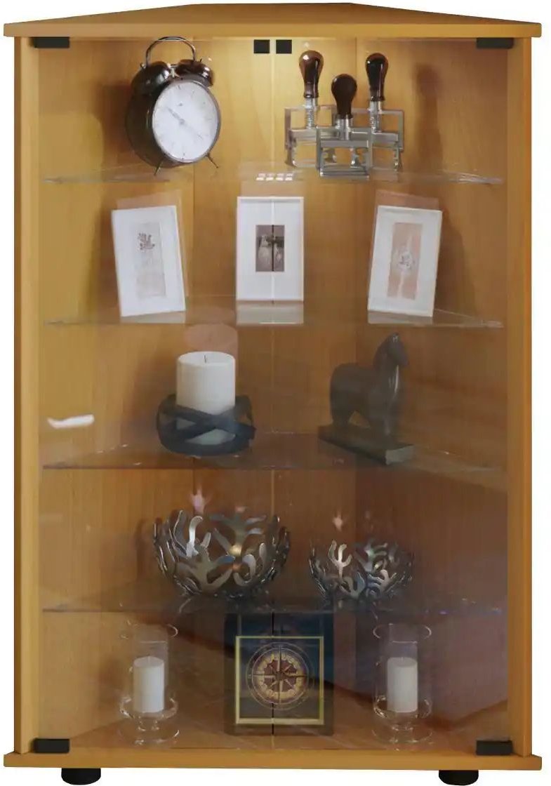 Eckvitrine Jecka ¦ holzfarben ¦ Maße (cm): B: 67,3 H: 88,1 T: 23.0 Schränke > Vitrinen - Höffner