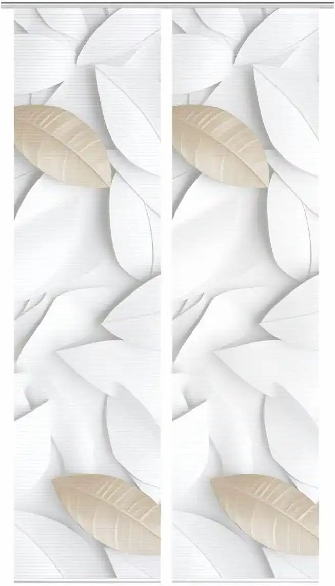 HOME in green Schiebevorhang ¦ creme ¦ Synthetik ¦ Maße (cm): B: 60 H: 245 Gardinen & Rollos > Gardinen & Vorhänge > S...