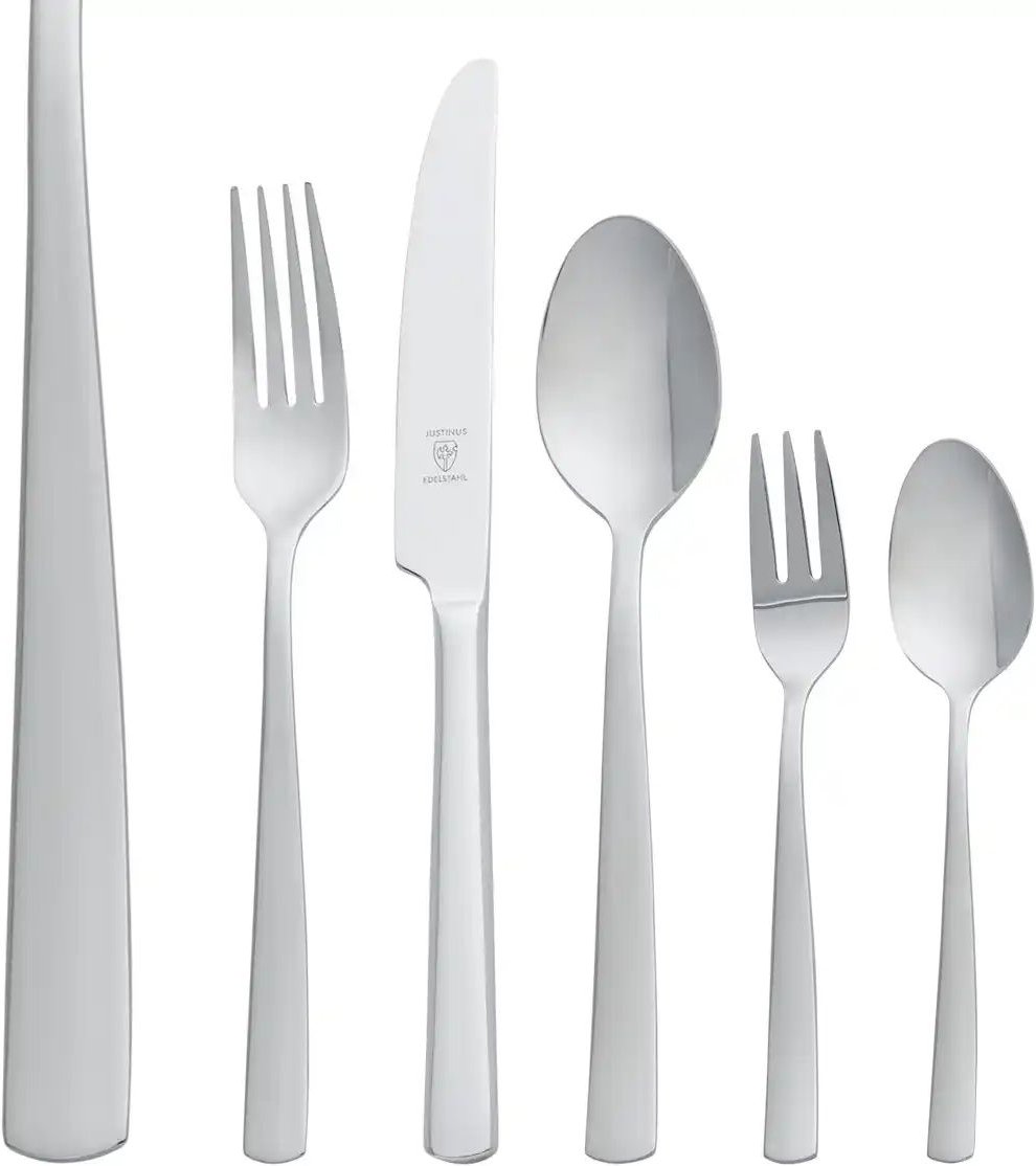 Justinus Besteckset Vito ¦ silber ¦ Edelstahl Besteck > Besteck-Sets - Höffner