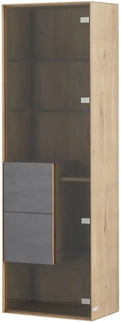 Wohnwert Hängevitrine Ardesia ¦ holzfarben ¦ Maße (cm): B: 57 H: 178 T: 37.0 Schränke > Hängeschränke - Höffner