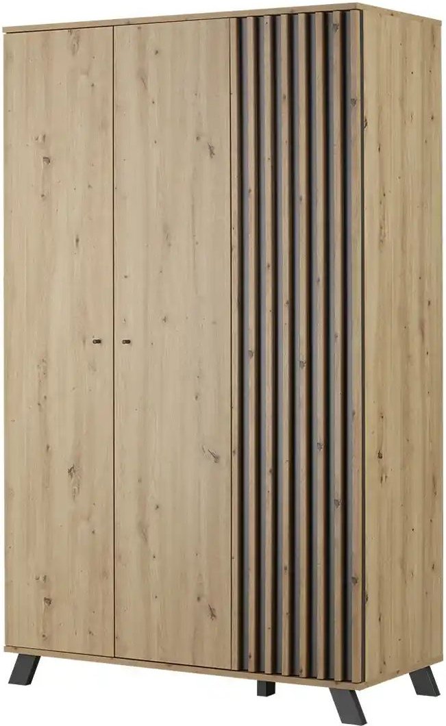 Thumbnail - Kleiderschrank Harmony ¦ holzfarben ¦ Maße (cm): B: 120 H: 198,5 T: 55.0 Schränke > Kleiderschränke > Drehtürenschränke...