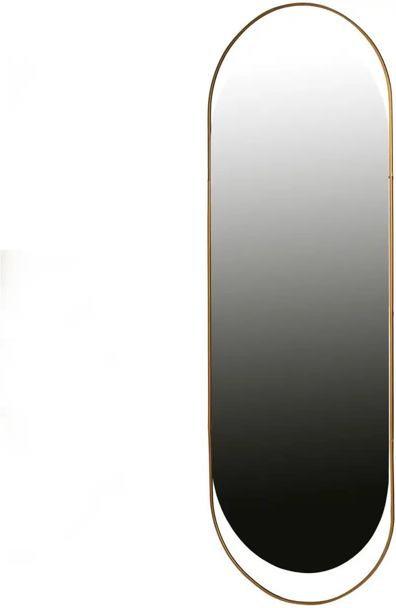 WOOOD Spiegel ¦ gold ¦ Metall,Glas ¦ Maße (cm): B: 60 H: 168 Accessoires > Spiegel - Höffner