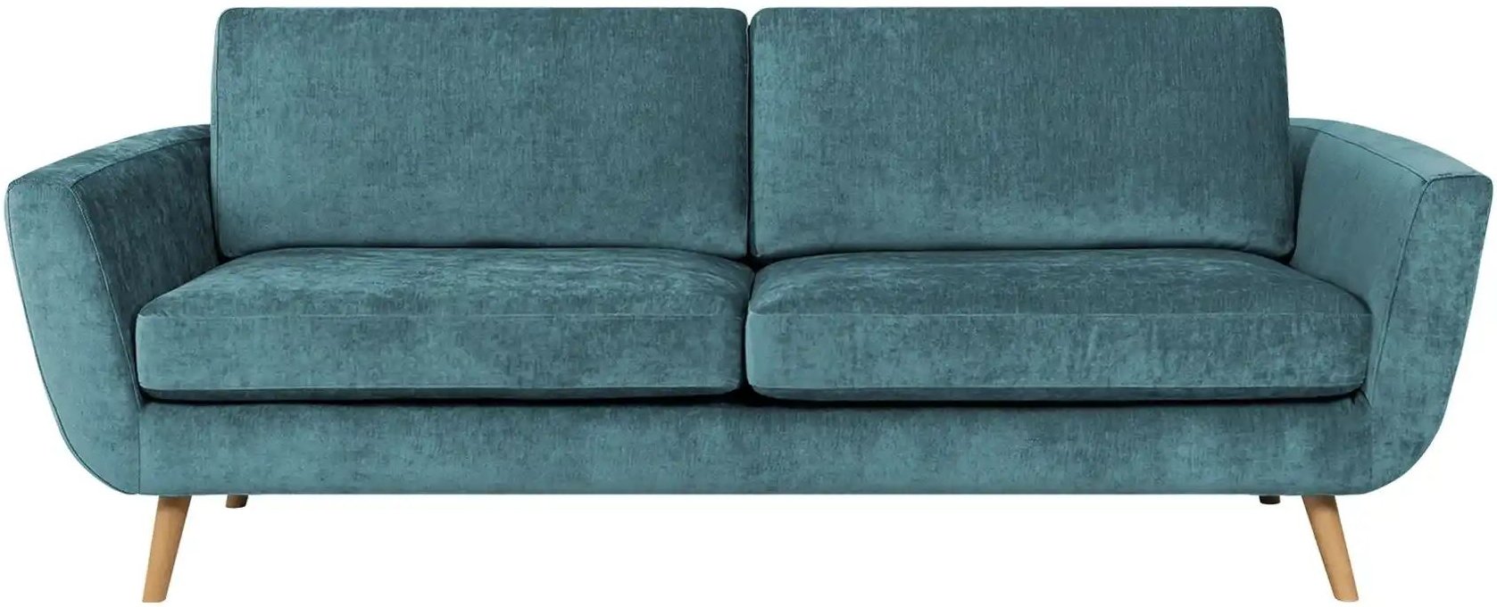 SOHO Sofa Smilla ¦ türkis/petrol ¦ Maße (cm): B: 217 H: 85 T: 93.0 Polstermöbel > Sofas > 3-Sitzer - Höffner