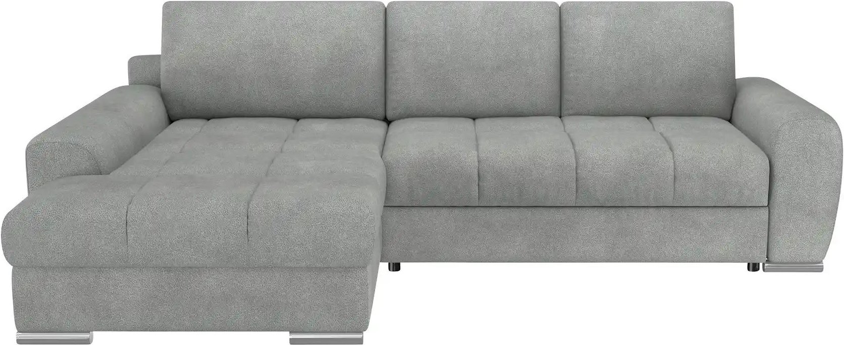 bobb Ecksofa mit Funktion Soumia ¦ grau ¦ Maße (cm): B: 283 H: 91 T: 181.0 Polstermöbel > Sofas > 3-Sitzer - Höffner