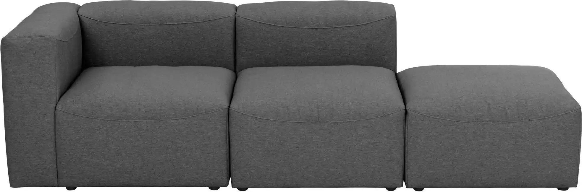 Max Winzer Einzelsofa Lena ¦ schwarz ¦ Maße (cm): B: 250 H: 73 Polstermöbel > Sofas > Modulsofas - Höffner