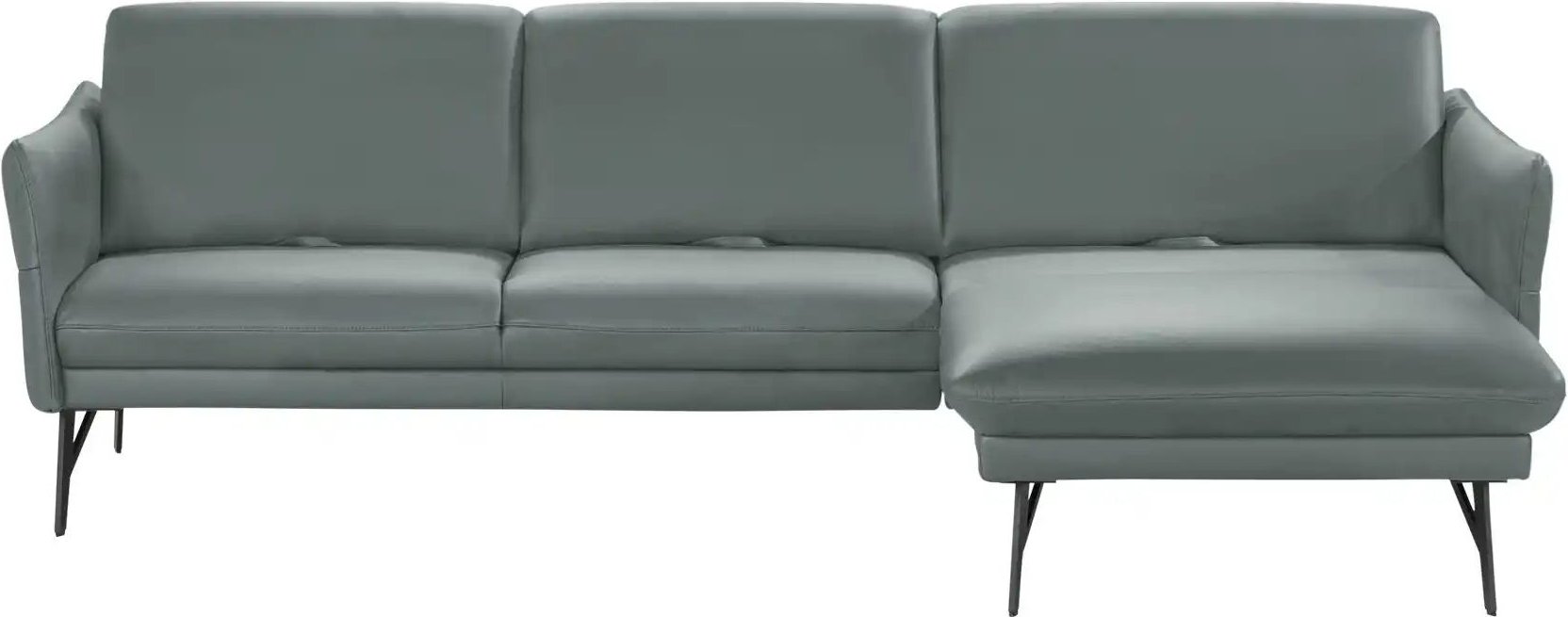 himolla Ecksofa Leder 1928 ¦ blau ¦ Maße (cm): B: 280 H: 83 T: 175.0 Polstermöbel > Sofas > Ecksofas - Höffner