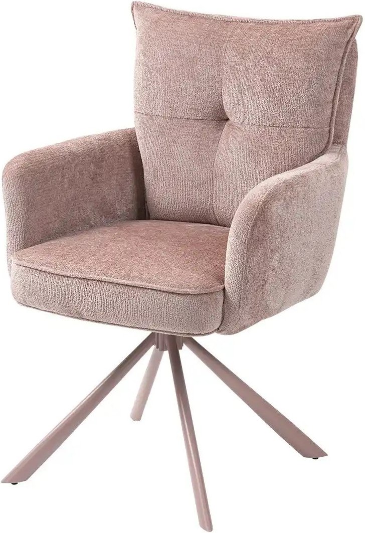 uno Esszimmerstuhl Lotti ¦ rosa/pink ¦ Maße (cm): B: 61 H: 94 T: 67.0 Stühle > Esszimmerstühle > Esszimmerstühle mit Ar...