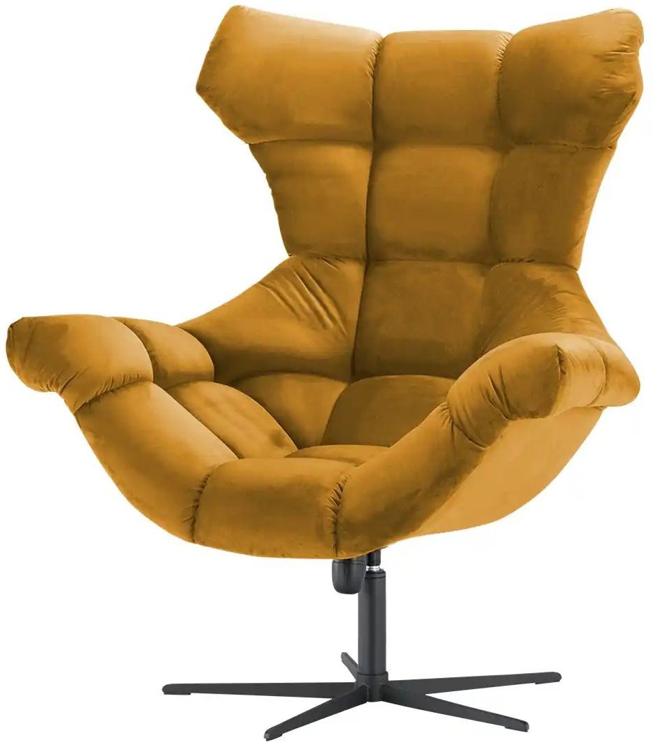 switch Sessel aus Samt Sensi ¦ gold ¦ Maße (cm): B: 103 H: 119 T: 84.0 Polstermöbel > Sessel > Relaxsessel - Höffner