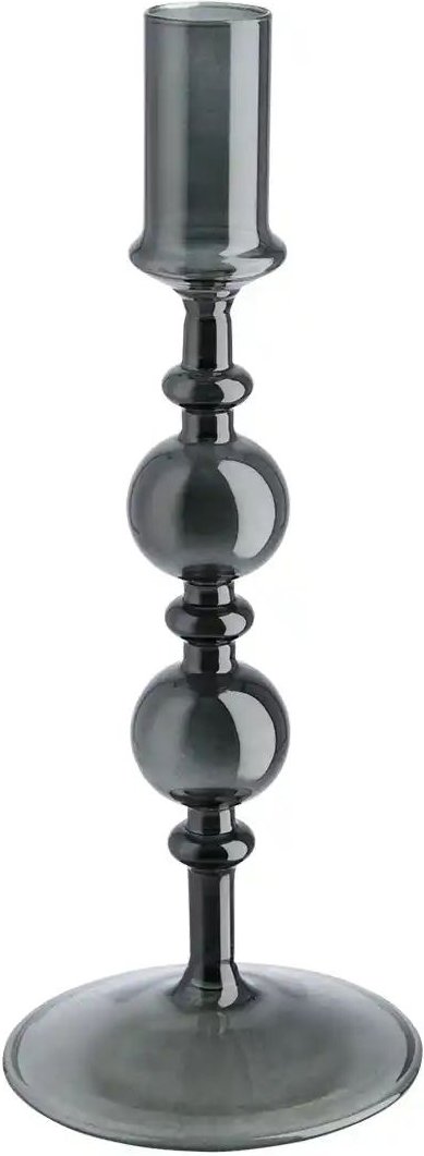 Kerzenhalter   ¦ schwarz ¦ Glas ¦ Maße (cm): H: 22  Ø: 9 Accessoires > Kerzen & Kerzenständer > Kerzenständer - Höffner