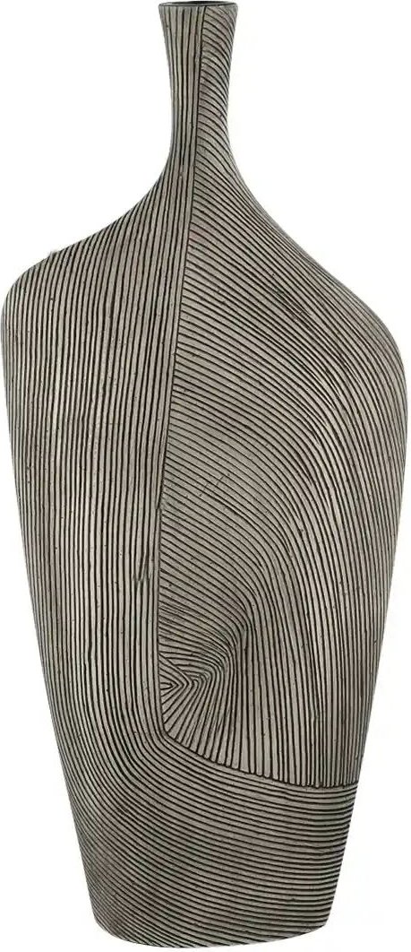 Deko Vase ¦ grau ¦ Polyresin (Kunstharz) ¦ Maße (cm): B: 28 H: 66,5 T: 13.0 Accessoires > Vasen - Höffner