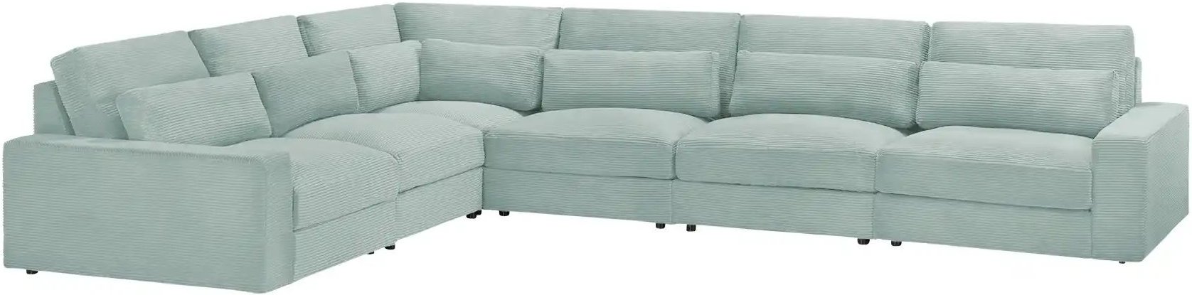 Thumbnail - Ecksofa Branna ¦ grün ¦ Maße (cm): B: 412 H: 88 T: 322.0 Polstermöbel > Sofas > Ecksofas - Höffner