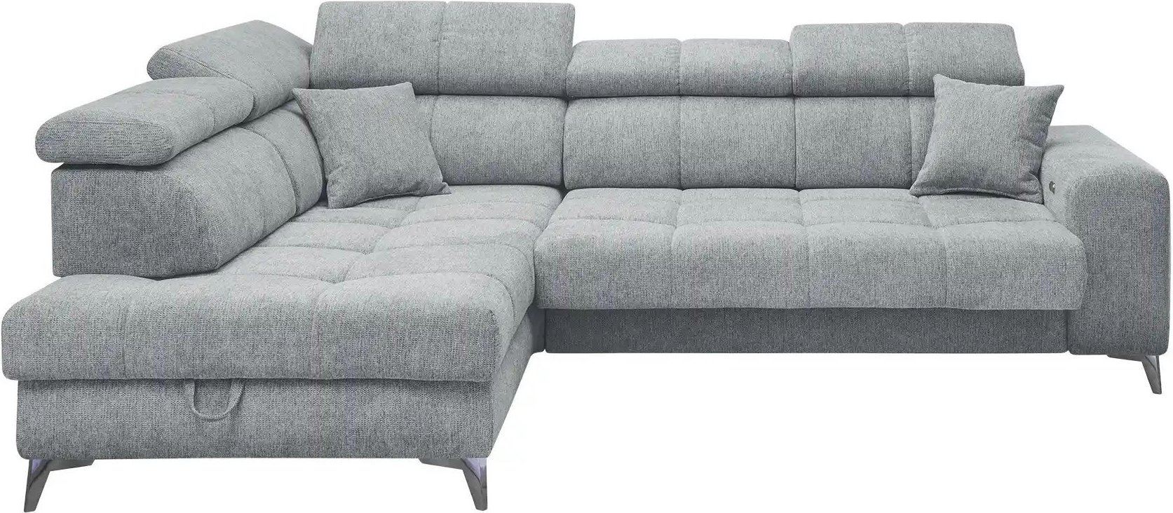 Ecksofa inklusive Stauraum Sydney ¦ grau ¦ Maße (cm): B: 282 H: 105 T: 198.0 Polstermöbel > Sofas > Ecksofas - Höffner