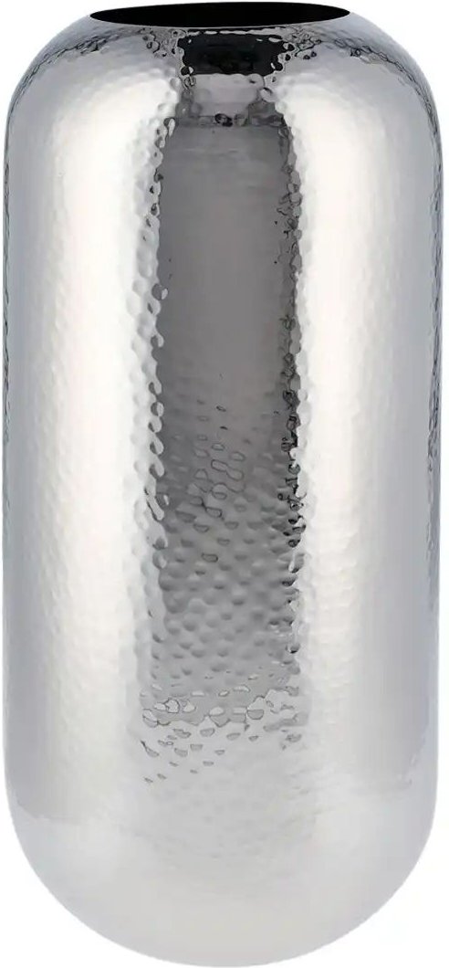 Vase ¦ silber ¦ Stahl ¦ Maße (cm): H: 40 Ø: 20 Accessoires > Vasen - Höffner