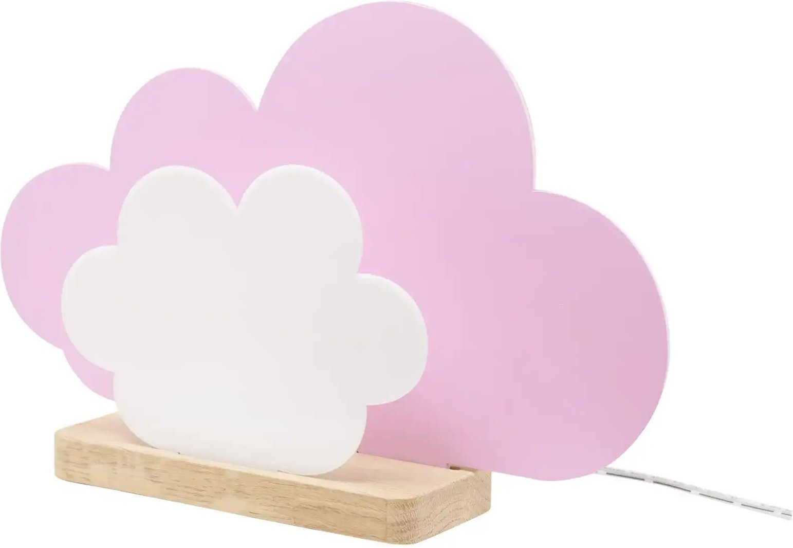 Tischleuchte Wölkchen rosa/weiß ¦ rosa/pink Lampen & Leuchten > Kinderlampen - Höffner