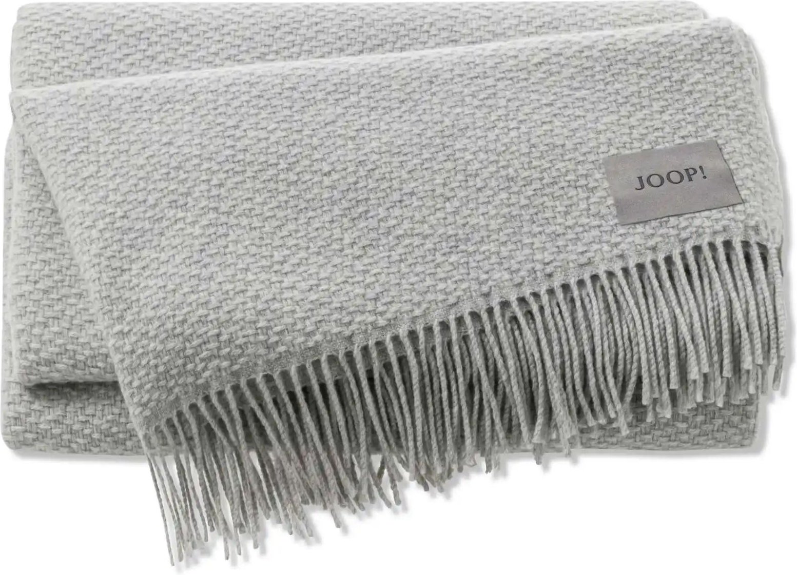 JOOP! Plaid Fine Woven ¦ silber ¦ Wollmix ¦ Maße (cm): B: 130 H: 1 Dekokissen & Decken > Kuscheldecken & Wohndecken - ...